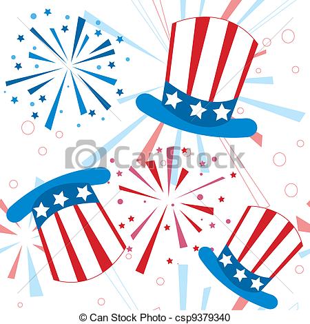 450x470 America Clipart Firework