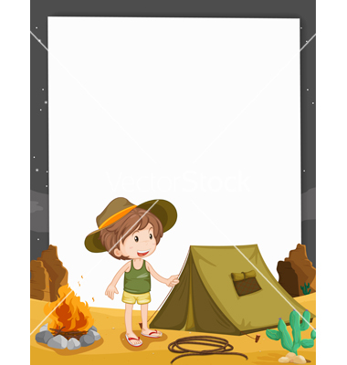 380x400 Camp Clipart Border