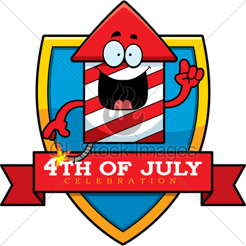 500x500 Cartoon Fireworks Graphic Gl Stock Images