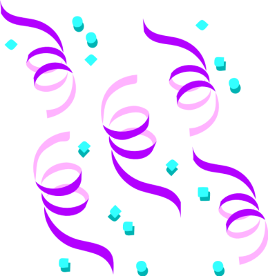 388x400 New Years Fireworks Clipart