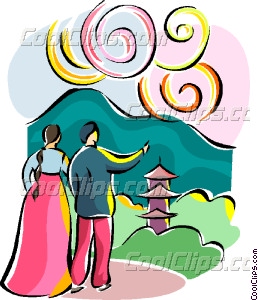 258x300 Religious Holidays Korea Vector Clip Art