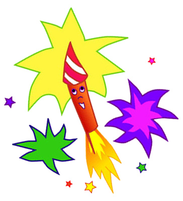364x400 Fireworks Clip Art 2 Image