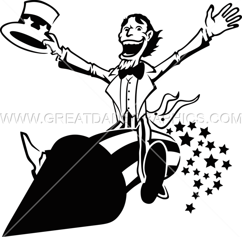 825x807 Uncle Sam Firework Production Ready Artwork For T Shirt Printing