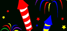 272x125 Cartoon Fireworks Clip Art