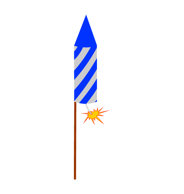 600x630 Firework Rocket Clipart
