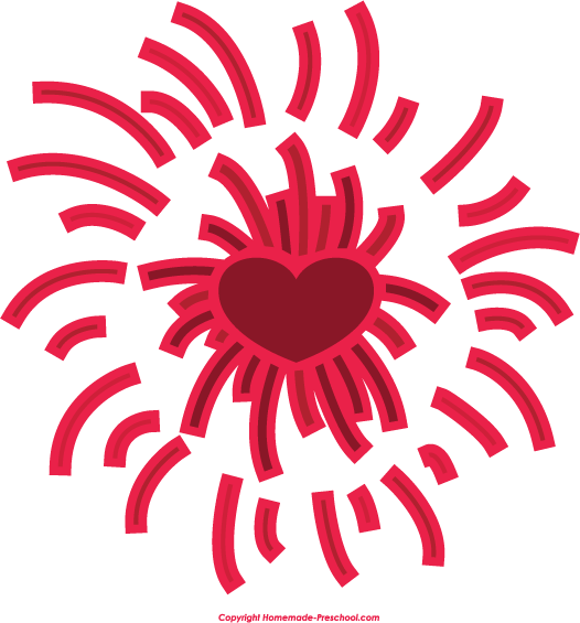 526x565 Free Fireworks Clipart