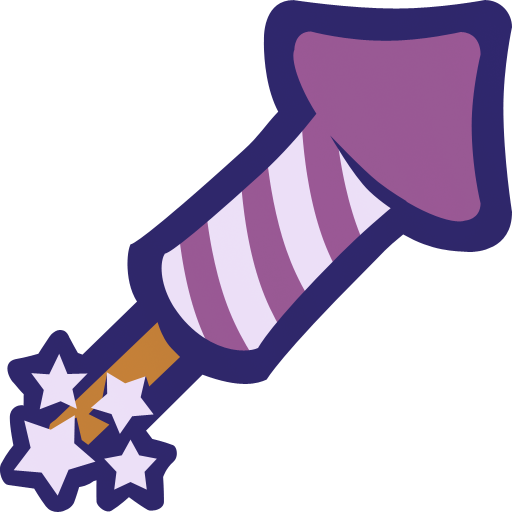 512x512 Purple Clipart Firework