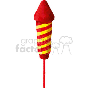 300x300 Royalty Free Firework Rocket Geometry Geometric Polygon Vector