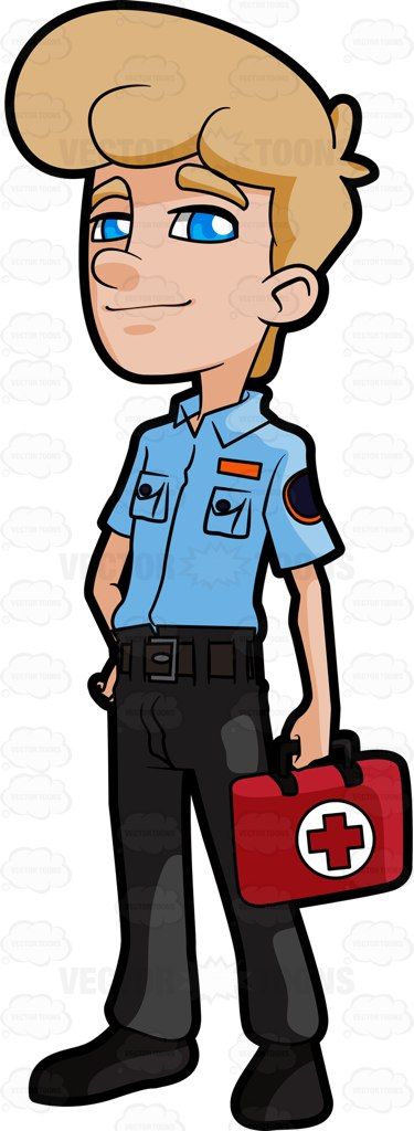 375x1024 A Female Paramedic With A First Aid Kit Ph