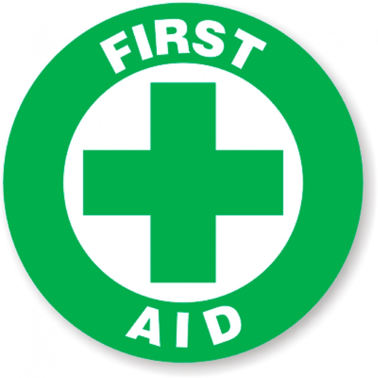 1280x1280 Green Circle First Aid Clipart