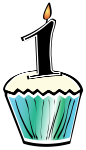 172x299 1st Birthday Cupcake Clip Art Clipart Panda