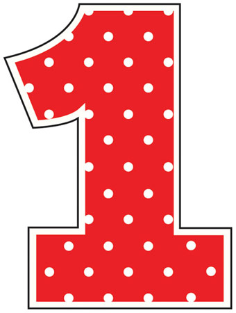 340x450 1st Birthday Boy Red Clipart