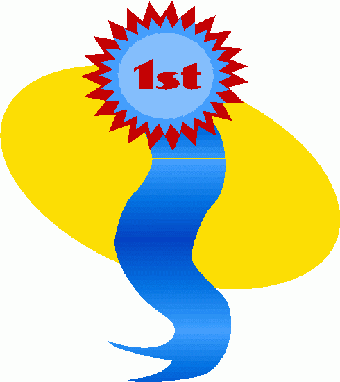 490x550 First Place Ribbon Clipart
