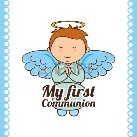 450x450 My First Communion Design, Vector Illustration Eps10 Graphic