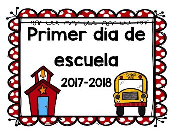 350x270 First Day Of School Sign Teaching Resources Teachers Pay Teachers