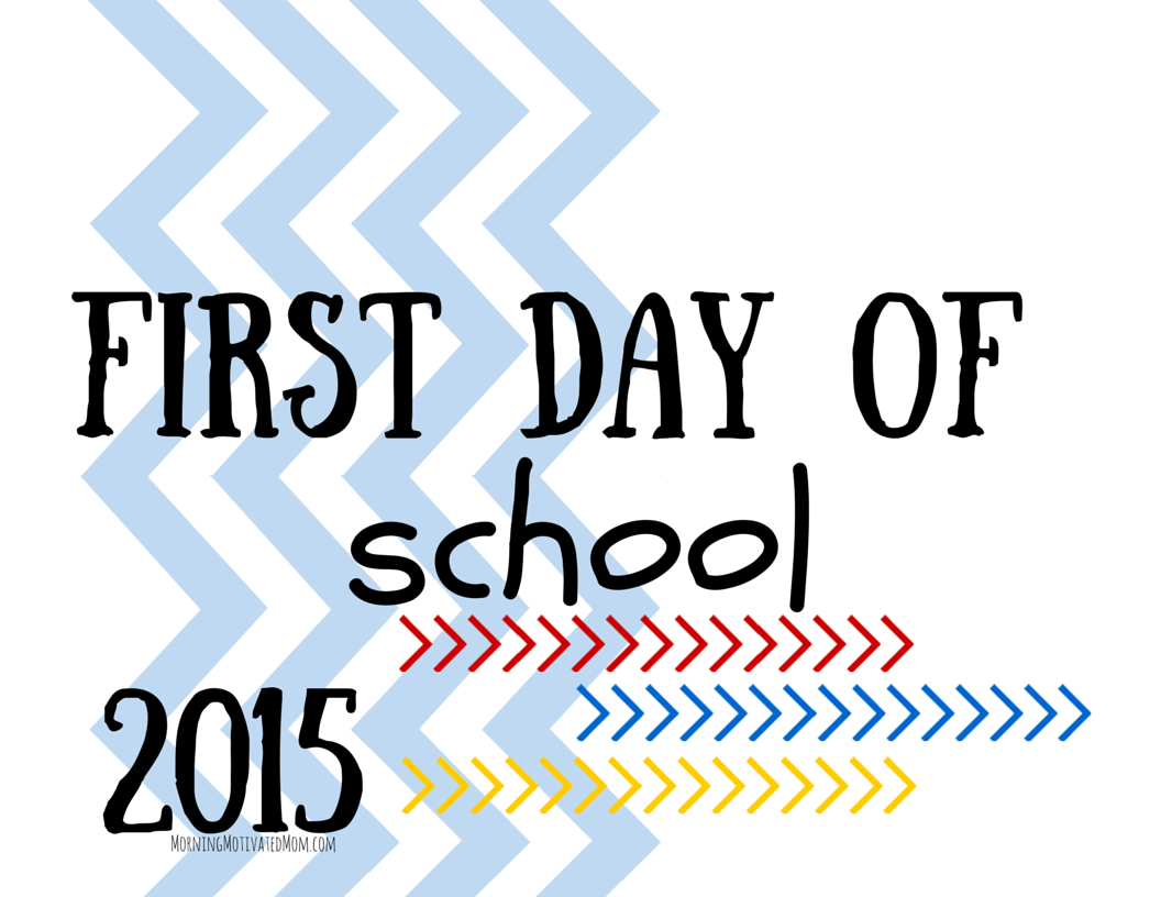 1056x816 First Day Of School Printables