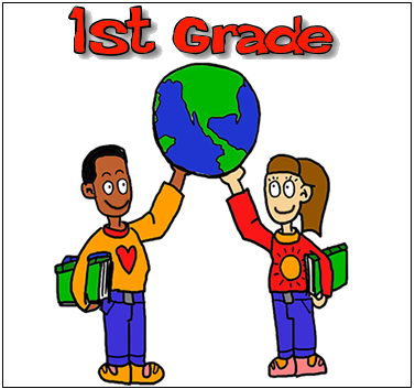 377x353 First Grade Clipart