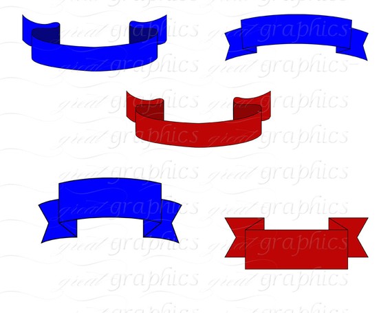 570x455 Banner Clip Art Banner Digital Clipart Award Ribbon Printable