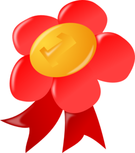 264x300 Red First Place Award Ribbon Clip Art
