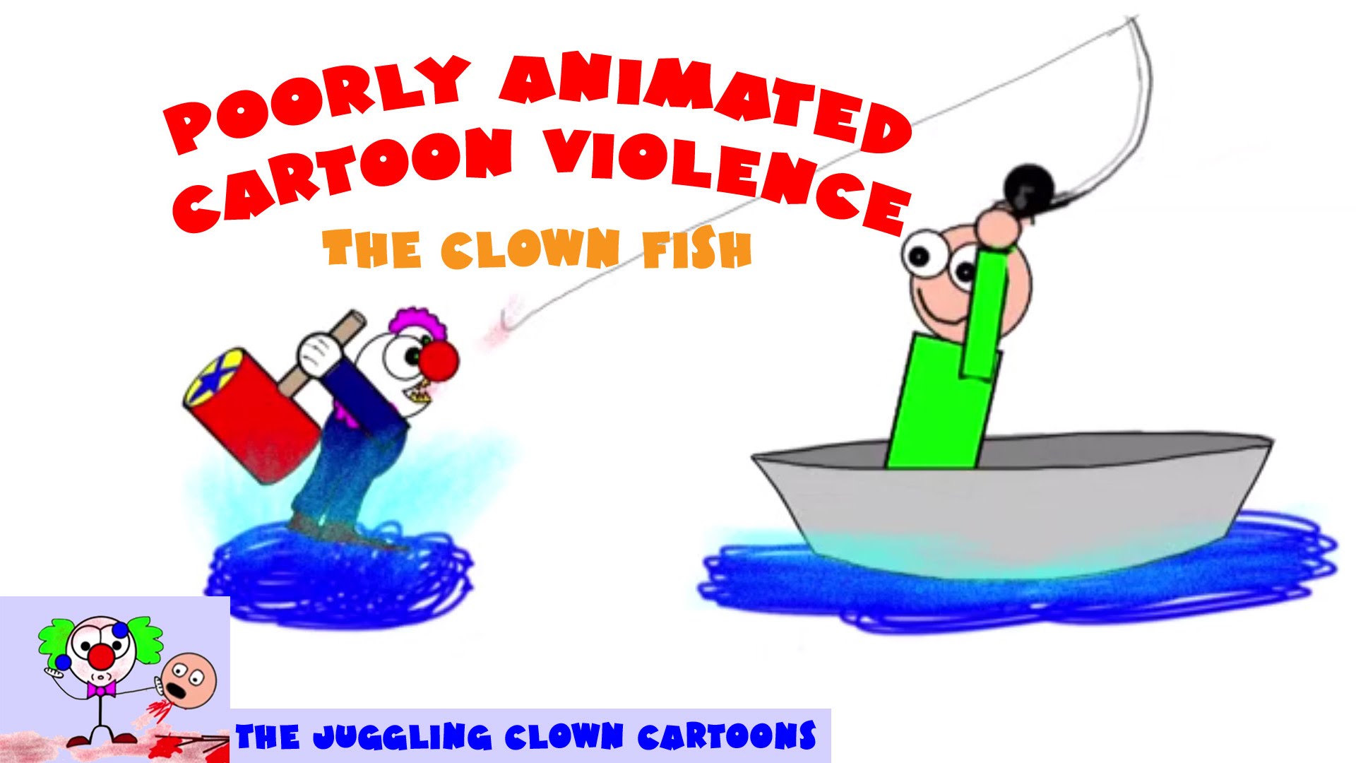 1920x1080 Clown Fish Cartoon