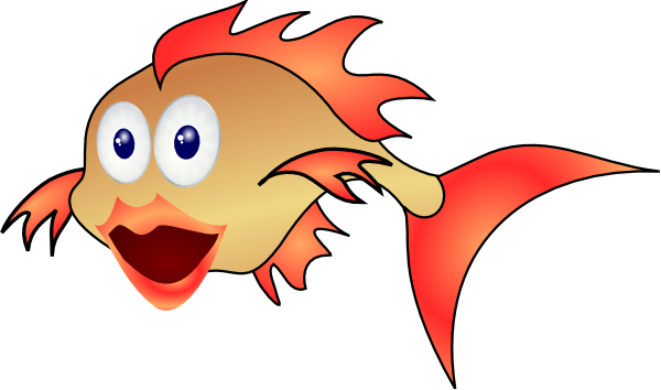 600x354 Fins Clipart Happy Fish