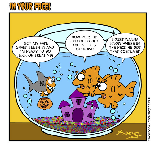 500x485 Fish Bowl By Gopher It Comics Media Amp Culture Cartoon Toonpool