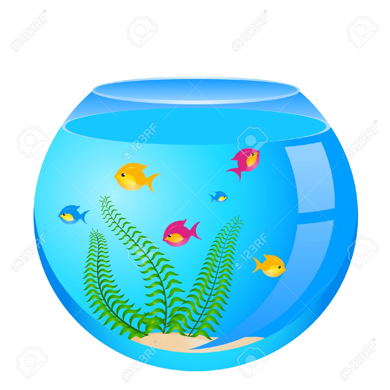 Fish Bowl Clipart | Free download on ClipArtMag