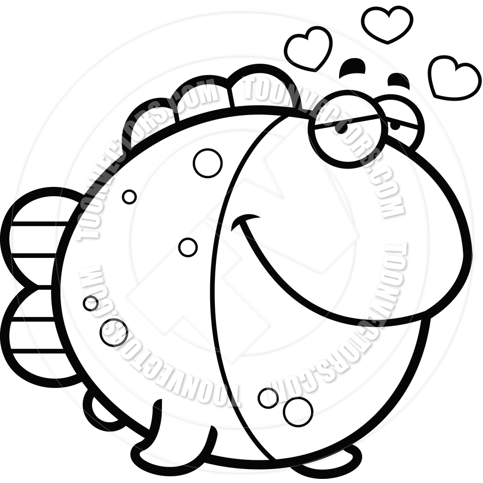 940x940 Fish Cartoon Black And White Collection