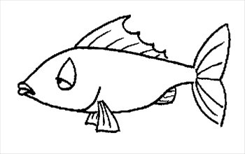 350x220 Fish Black And White Cute Fish Clip Art Free 3