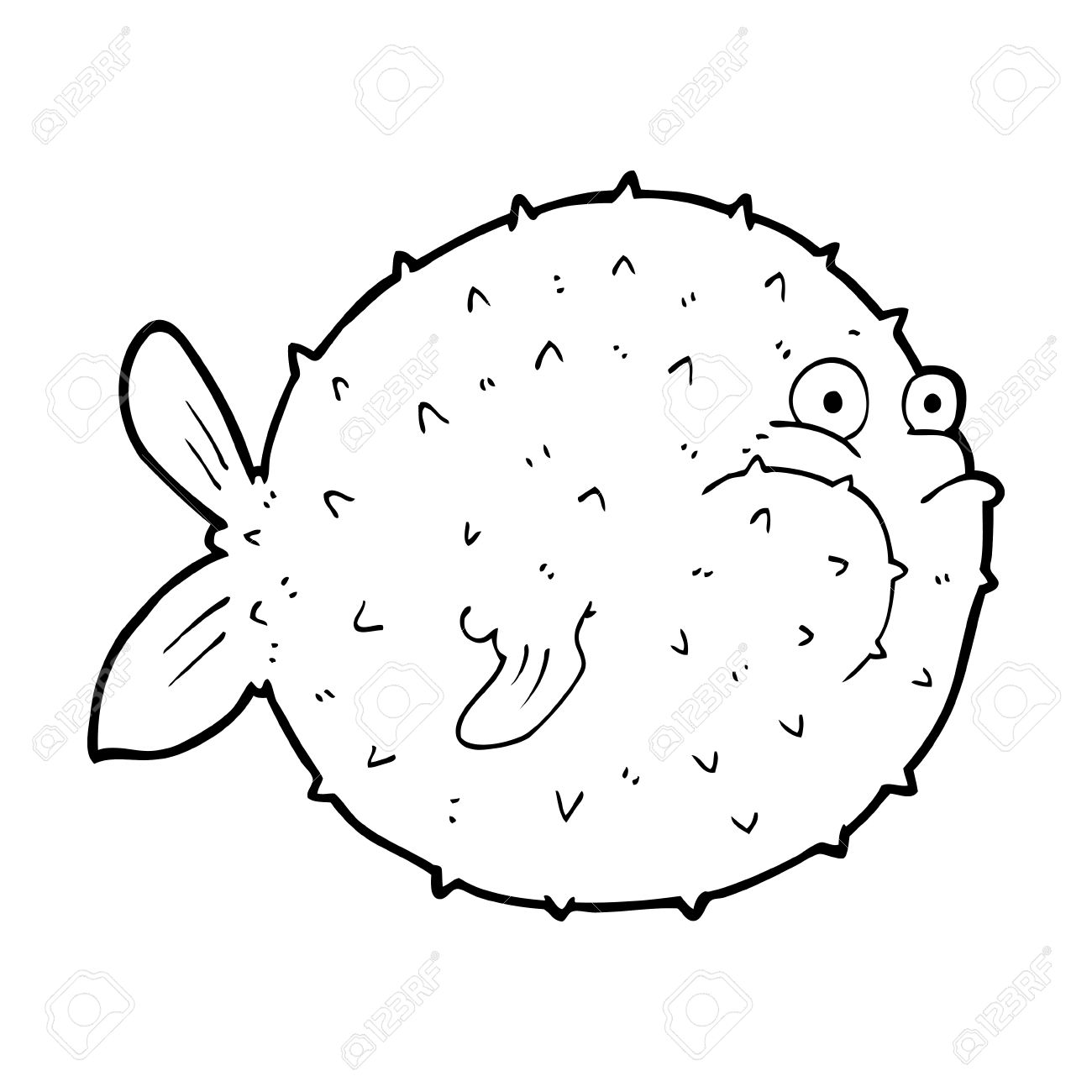 1300x1300 Top 88 Puffer Fish Clipart