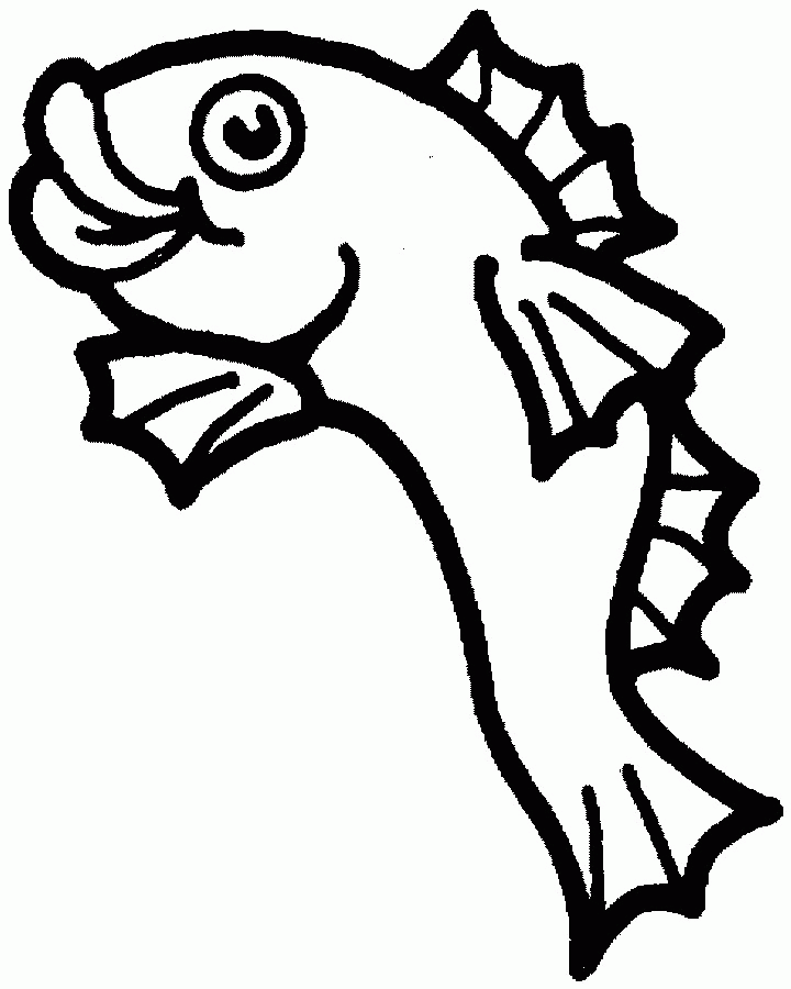 720x900 Line Drawings Of Fish 415096