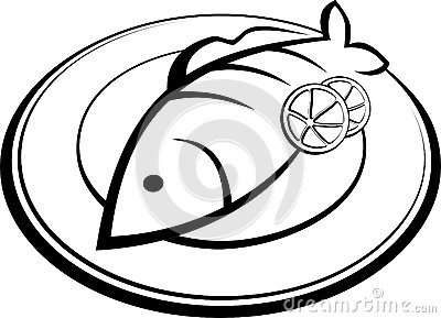 400x289 Plate Clipart Fish