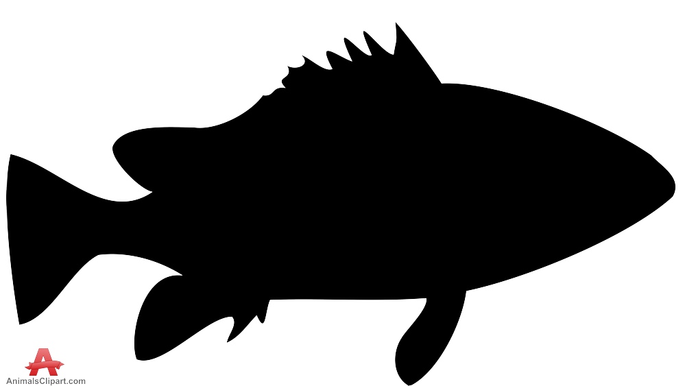 999x563 Eastern Wirrah Fish Black Silhouette Free Clipart Design Download