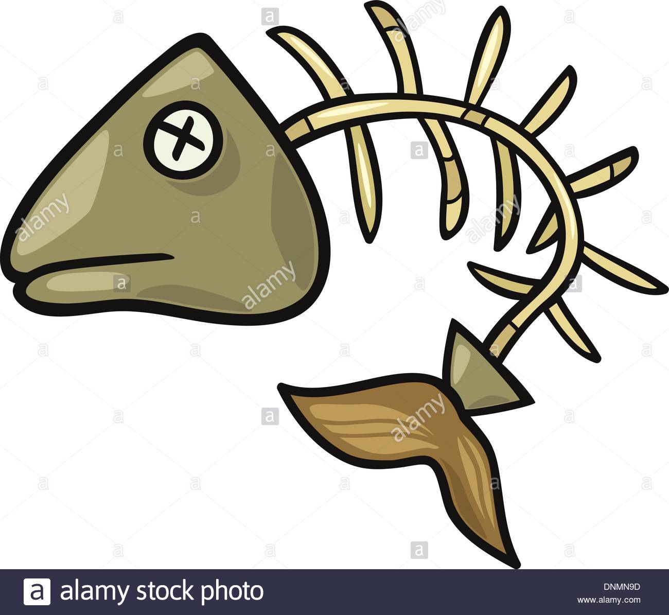 1300x1195 Cartoon Illustration Of Fish Bone Or Fish Skeleton Clip Art Stock