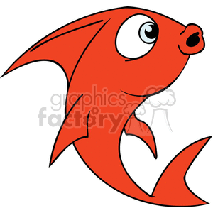 300x300 Royalty Free Funny Red Sucker Fish 377454 Vector Clip Art Image