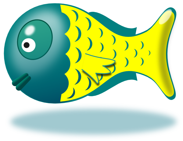 600x463 Cartoon Baby Fish Clip Art