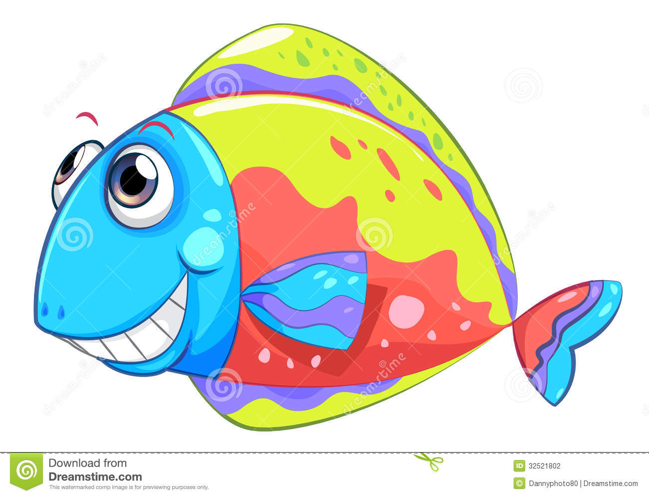 1300x996 Tropical Fish Clipart Smiling Fish