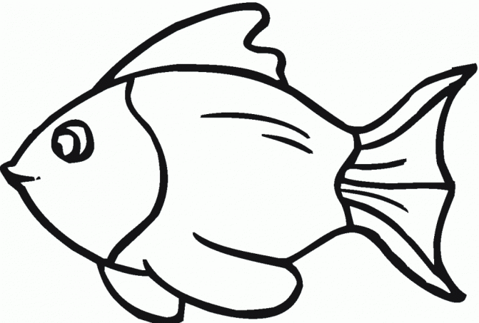 671x453 Coloring Pages Simple Drawing Of Fish Coloring Pages Simple
