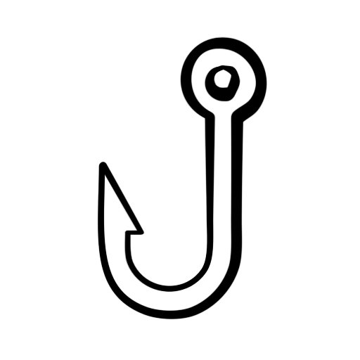 512x512 Fish Hook Clip Art Many Interesting Cliparts