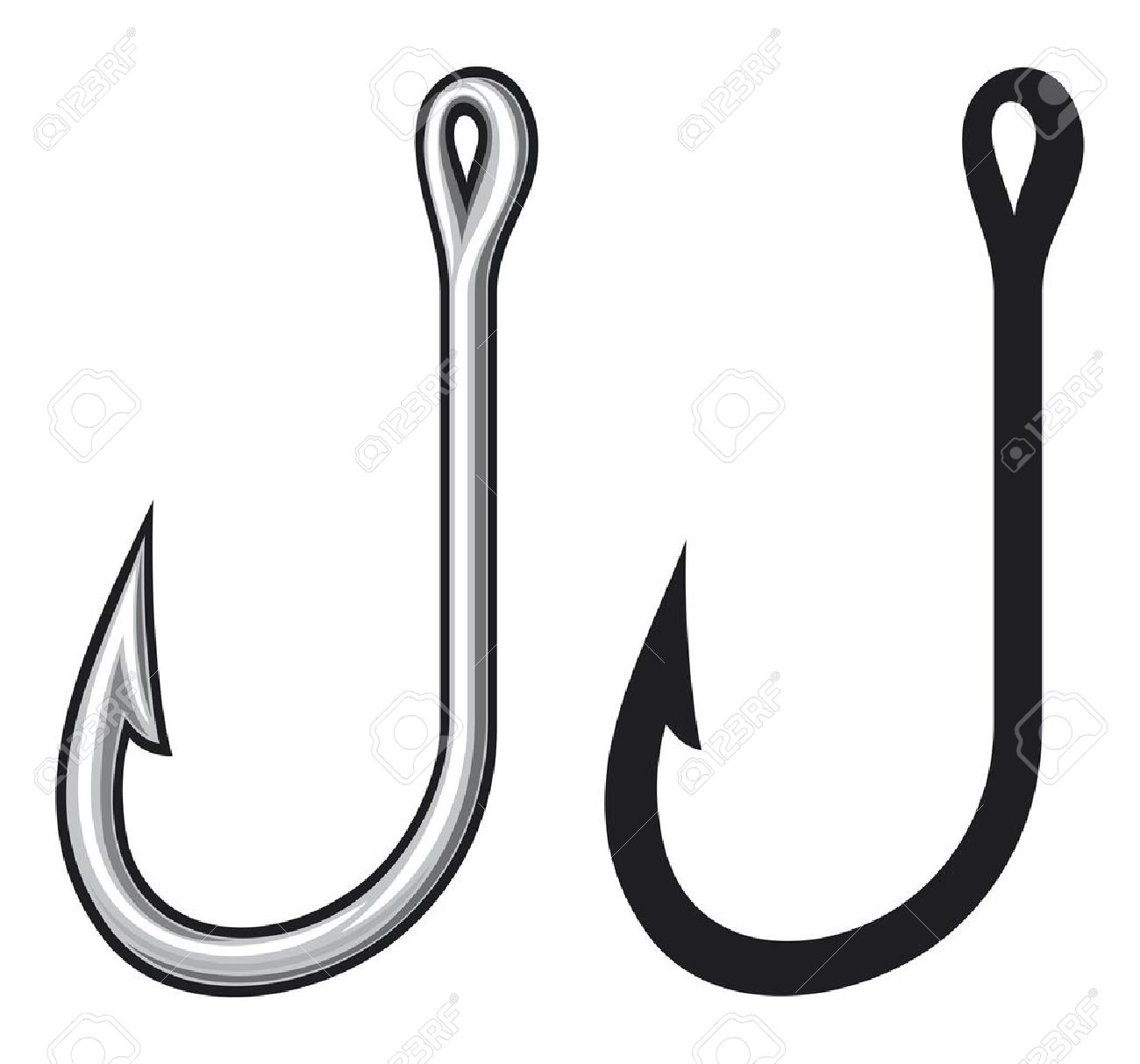 1300x1213 Fishing Hook Clipart Free