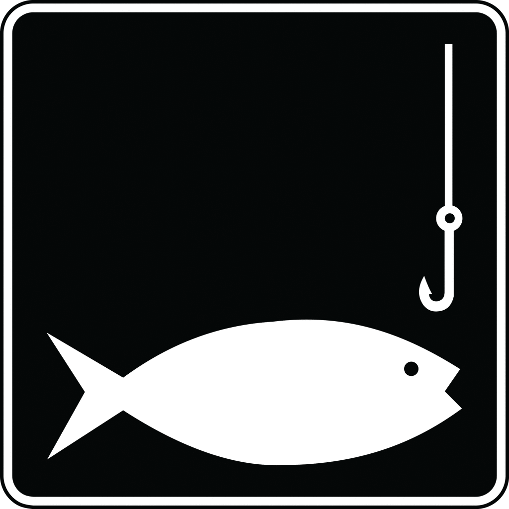 1024x1024 Sign Fish Hook Clipart