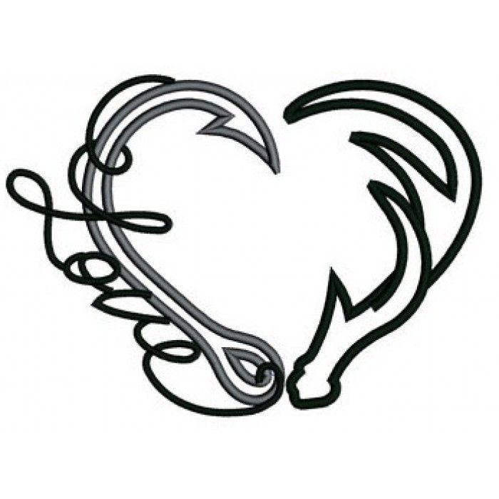 700x700 Antler Clipart Fishing Hook