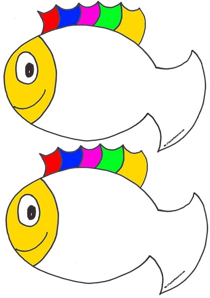 424x600 Fish Outline