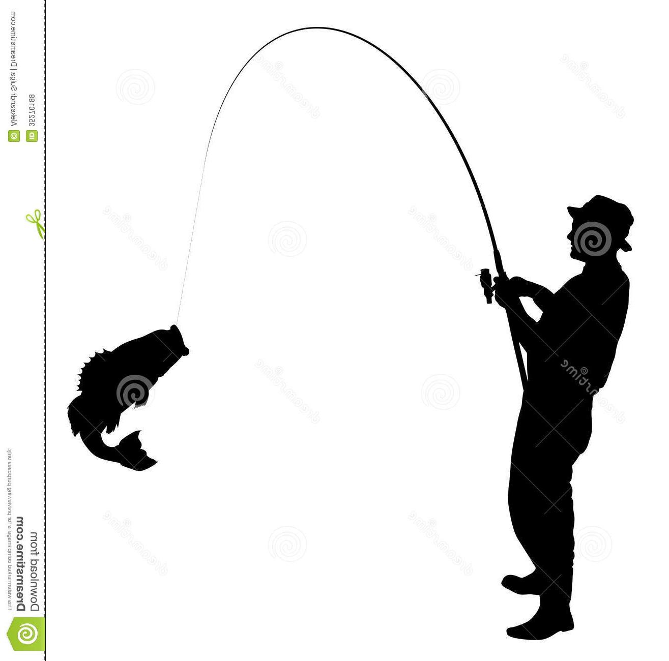 1315x1300 Top Bass Fish Outline Clip Art Fishing Silhouette Fisherman Caught