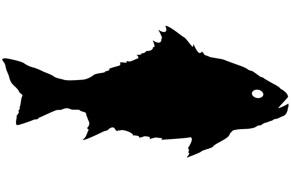 600x375 Fish Silhouette Clip Art Image 123freevectors