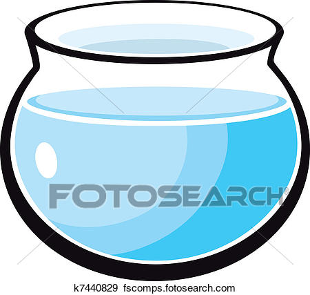 450x427 Clip Art Of Fish Tank Illustration K7440829