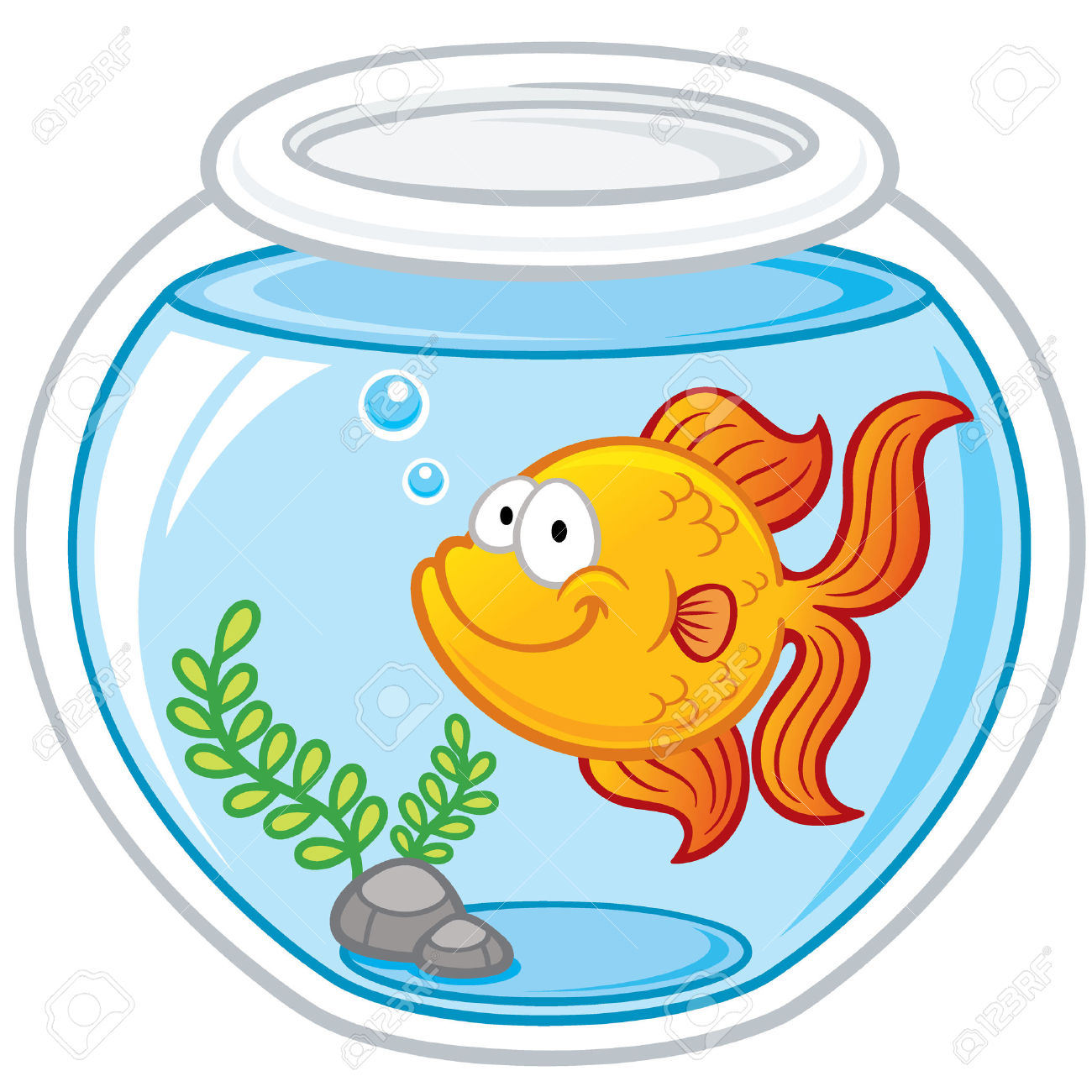 1300x1300 Fish Bowl Clipart Goldfish