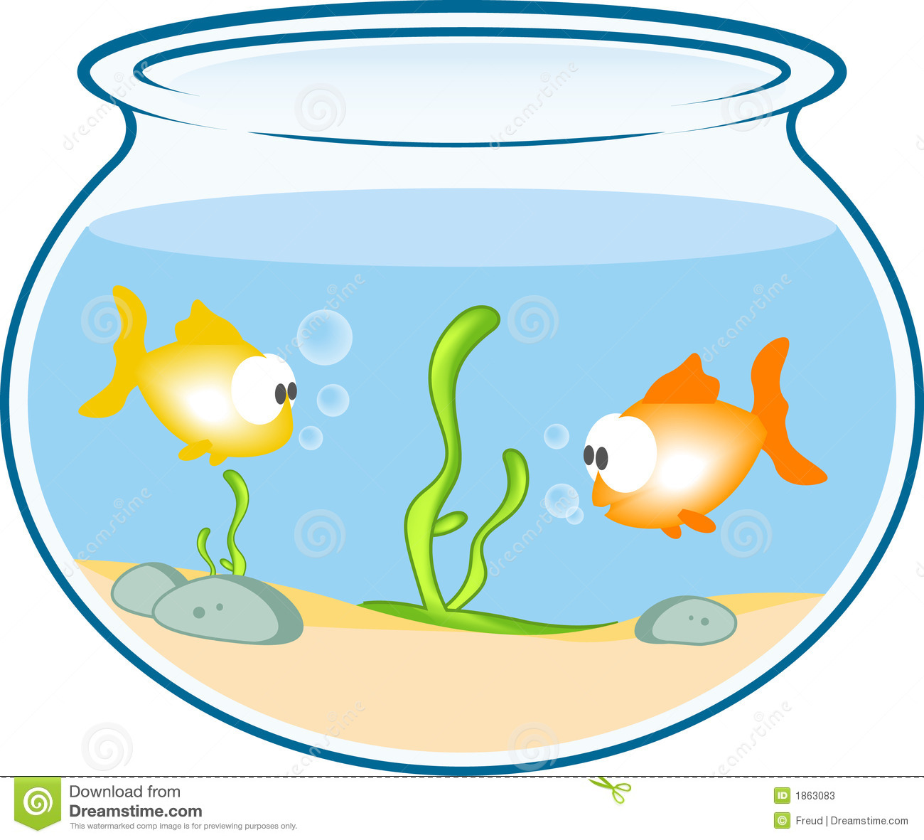1300x1181 Goldfish Bowl Clipart