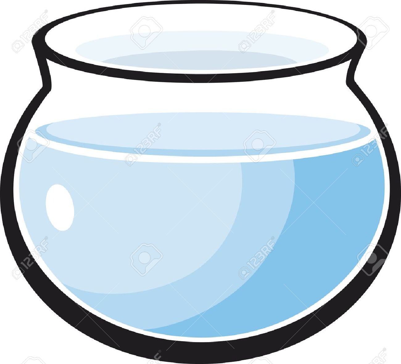 1300x1179 Fish Bowl Clipart Aquarium Cartoon