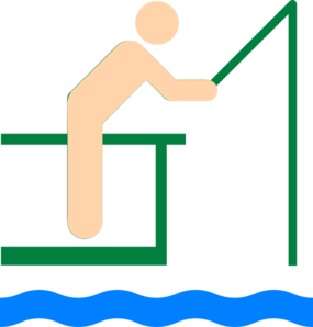 285x298 Fisherman Clip Art